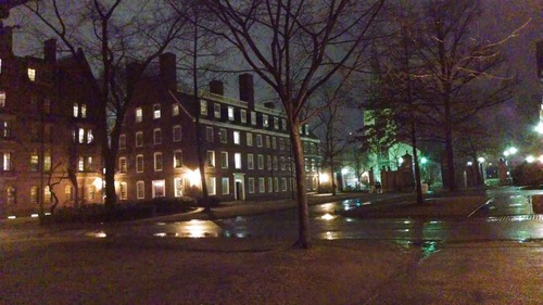 The oldest building at Harvard, Massachusetts Hall