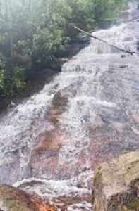 First waterfall I came to on my hike. Jones falls