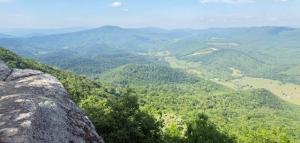 Overlooking the Catawba Valley from Tinker's cliff