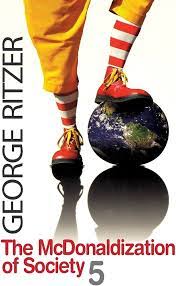 George Ritzer, McDonaldisation book cover