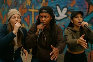 Female Christian Rappers | generated by the author | May 2025