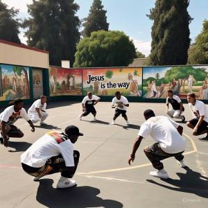 Image | Christian breakdancers | generated by the author, May 2025