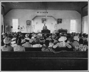 Jefferson Baptist Church worship service, Putnam County, Georgia | courtesy of Creative Commons Wikimedia
