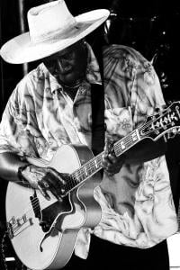 Photo | TAJ MAHAL at the Liri Blues Festival, 2005 | courtesy of Wikimedia Creative Commons