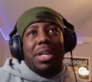 Photo | Bryson Gray, Christian Hip Hop artist, at a podcast interview, 2021 | courtesy of That's NOT Christian! podcast, Wikimedia Creative Commons
