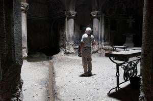 Photo | Geghard Monastery in Armenia | courtesy of Vyacheslav Argenberg, Wikimedia Creative Commons