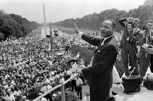 Photo | Martin Luther King Jr, during the famous I have a Dream speech | courtesy of unknown photographer | Wikimedia Creative Commons