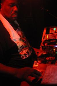 Photo | Afrika Bambaattaa, Club Kraft, Brasil, April 20, 2008 | courtesy of Cássio Abreu, Wikimedia Creative Commons