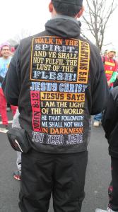 Photo | Jesus Preacher Women's March January 21, 2017 | courtesy of Pin Point Evangelism, Wikimedia Creative Commons