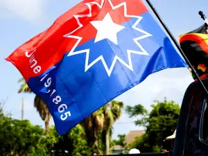 Photo | Galveston Juneteenth Parade and Celebration, June 19, 2025 | courtesy of 2C2K Photography, Wikimedia Creative Commons
