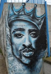 Photo | Tupac graffiti, Vlasotince, Serbia | courtesy of Wikimedia Creative Commons