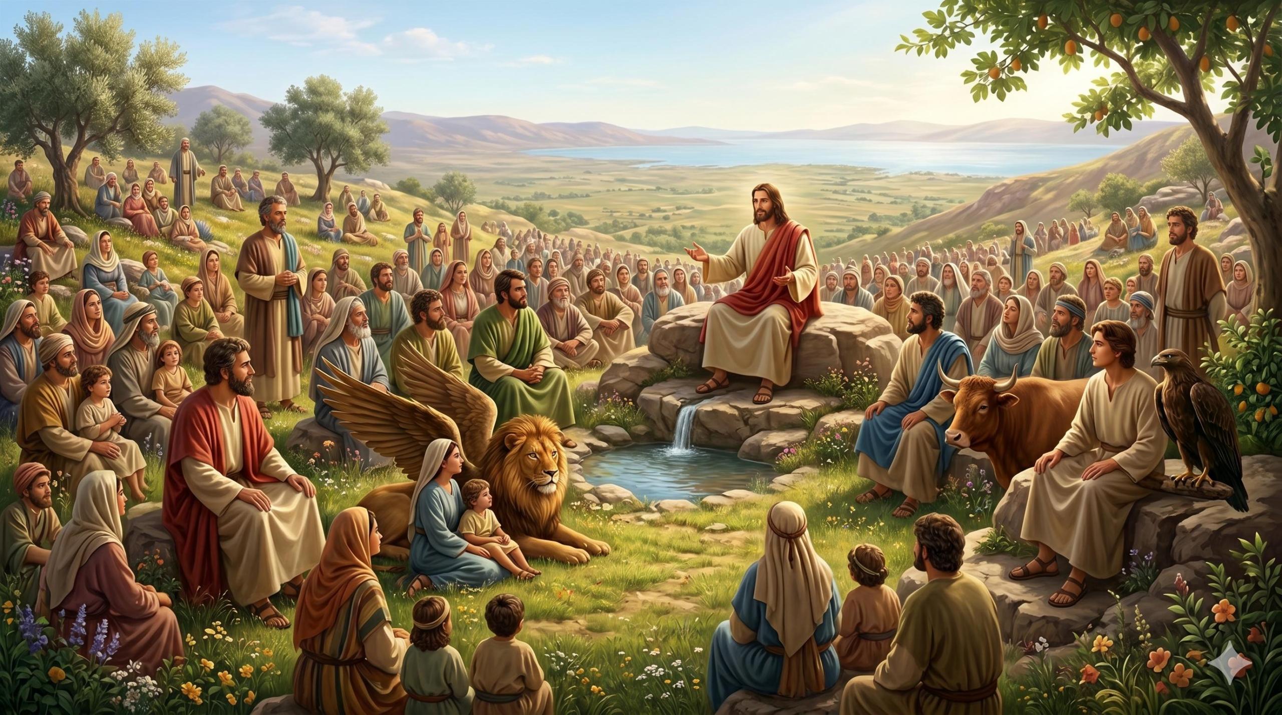 Jesus and The Sermon on the Mount Gemini image by William T. Orr, jr.