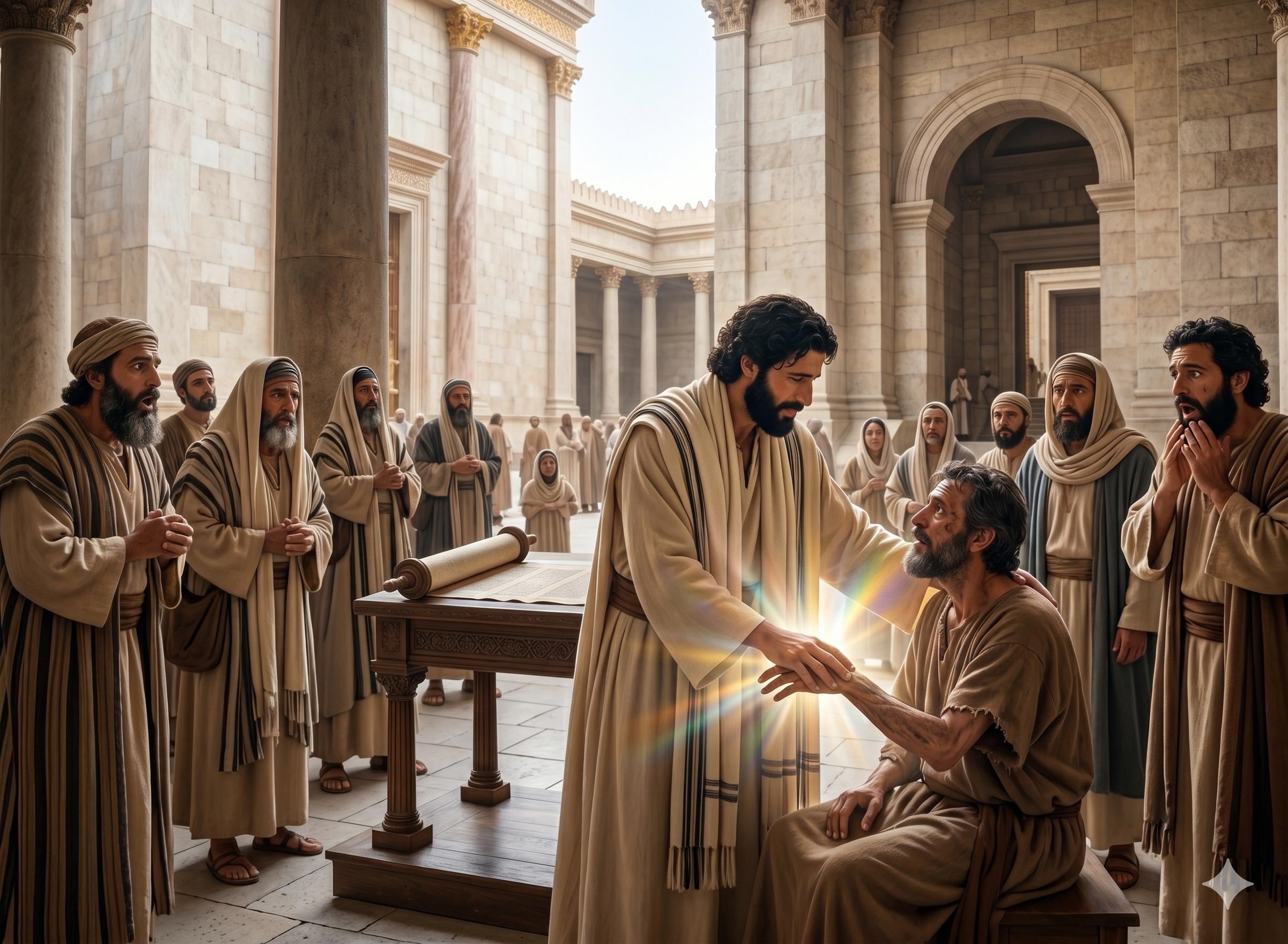 Jesus healing a sick man Gemini image by William T. Orr, Jr.