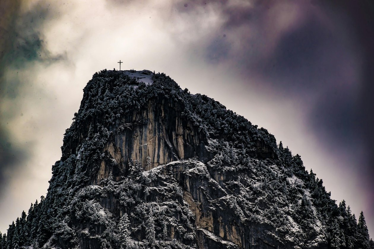 cross on mountain