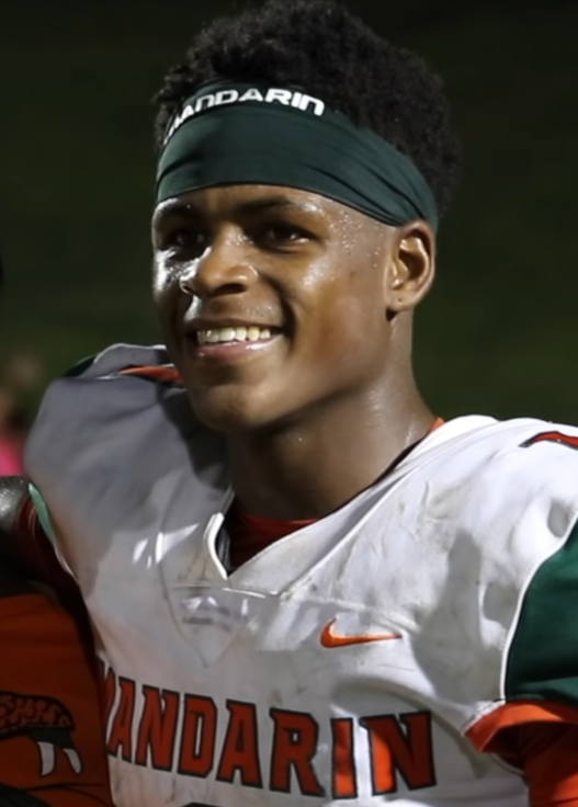 Demario Douglas with the Mandarin Spartans