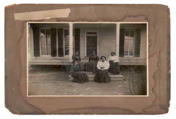 Nannie Helen Burroughs and four other women in 1909.