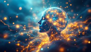 In The Way, I discuss "Mind beyond brain," the idea that the brain is a small receiver in a vast array of information. Image in the public domain/generated by AI