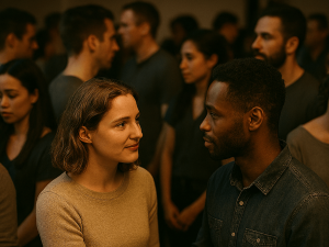 When we realize our interconnectedness, we realize our common heritage, our entangled destinies, and our essential Oneness. Image from Copilot/in the public domain