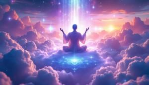 Our choices about which god or gods to worship and which scriptures or traditions to follow determine our beliefs about the afterlife.. Image from StockCake/AI-generated, in the public domain