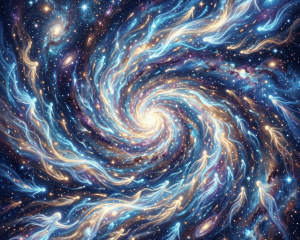 If we are 'stirred into the cosmic soup,' it seems unlikely that we would retain any individuality or personhood. Image from StockCake. AI-generated, in the public domain