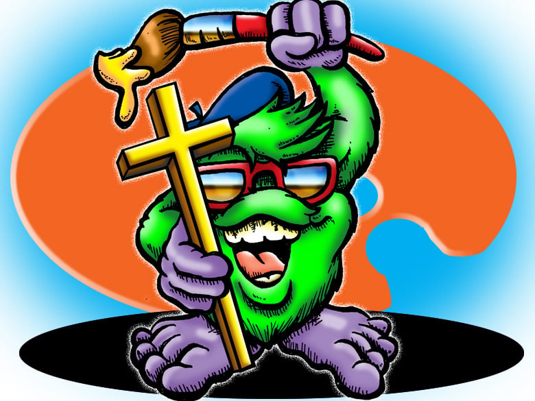 Creature character created buy the author for AMOKArts.com