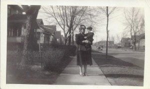 Frances Mathers with my father, Ronald James Mathers Schiller