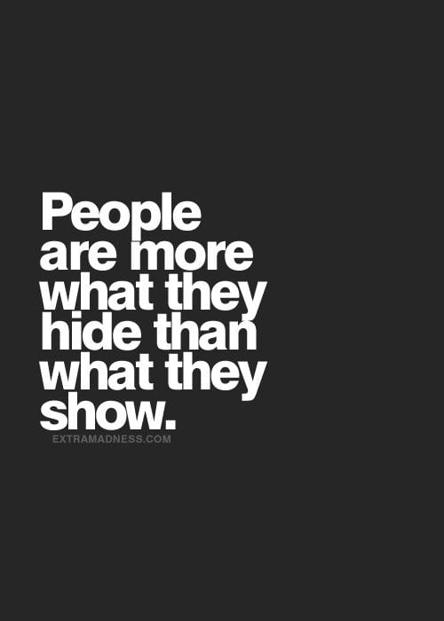 People Are More What They Hide | Kristy Robinett