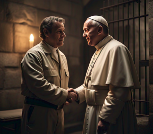 Pope Francis bears witness to God's mercy | Image generated by Meta AI