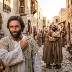 Jesus tells us to forgive it all | AI generated image