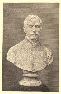 A bust of Father John Hand (1807-1846), founder of All Hallows