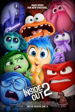 Inside Out 2 Disney/Pixar Movie Poster