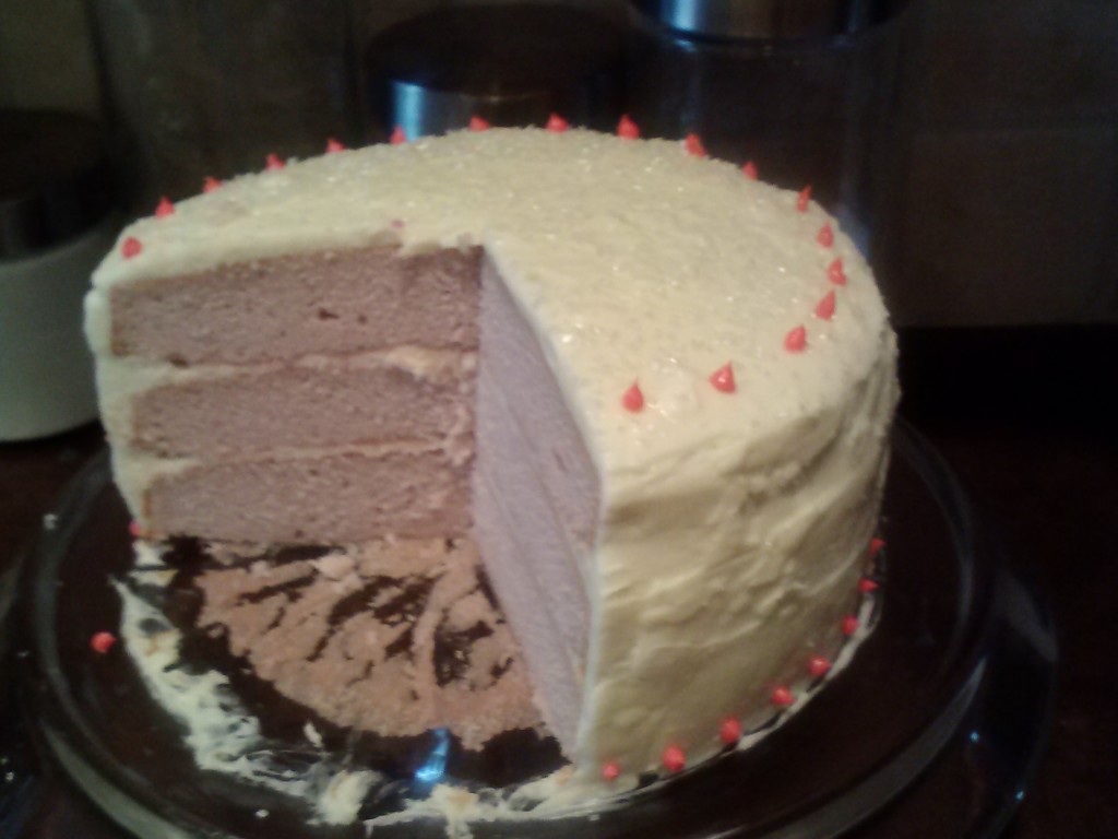 Charlotte's Pink Birthday Cake