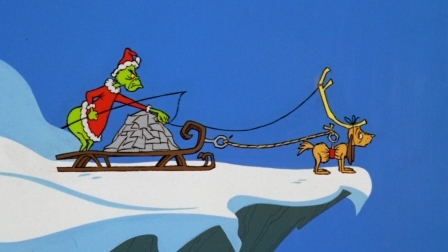 Grinch at cliff