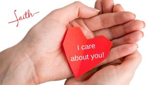 Living Faith by Saying “I Care About You”