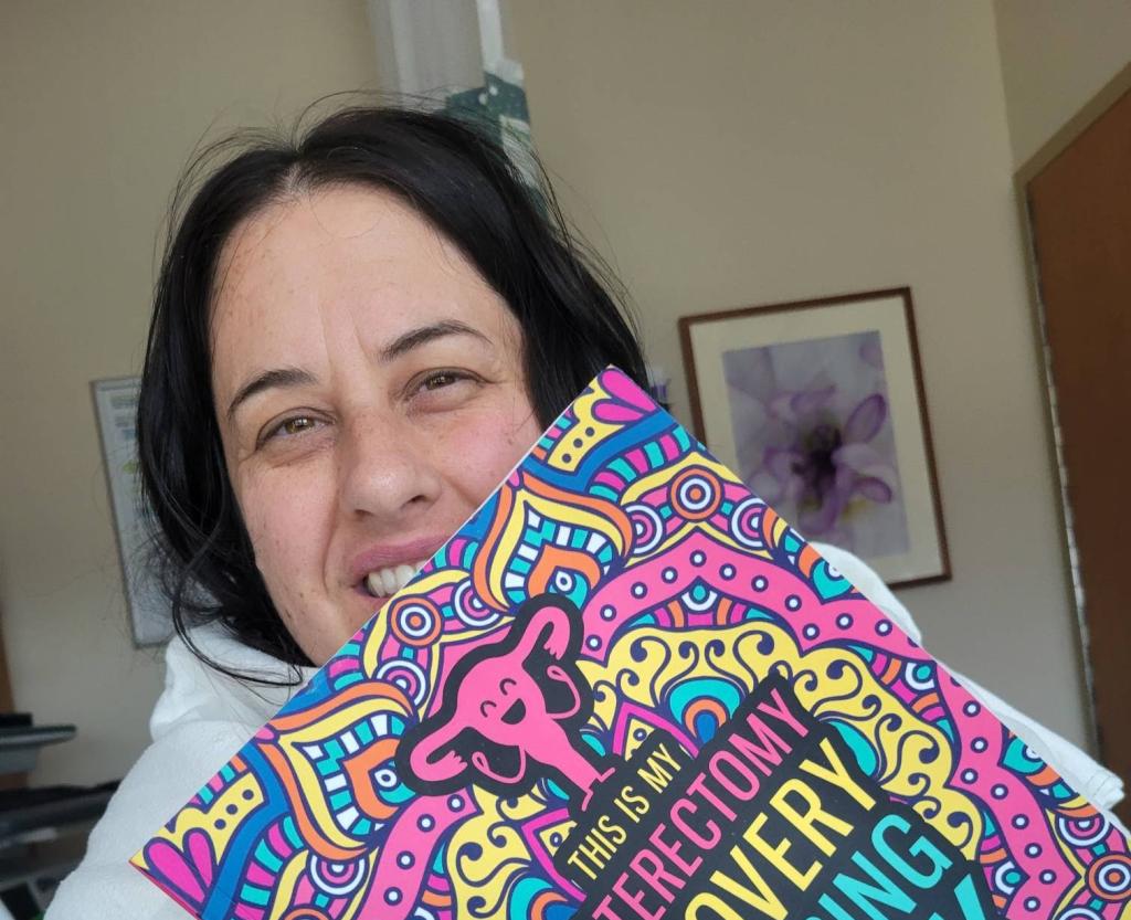 Elisa Johnston recovering from a hysterectomy and learning about mutual aid