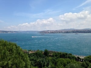 Istanbul, as seen from the Palace Topkapi.