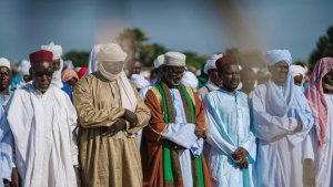 Group of different religious officials