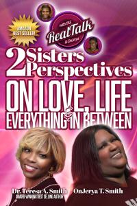 Picture of Dr. TAS and her sister OnJerya on book cover