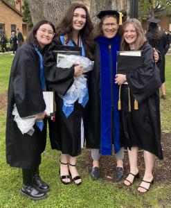 The author with students in 2024