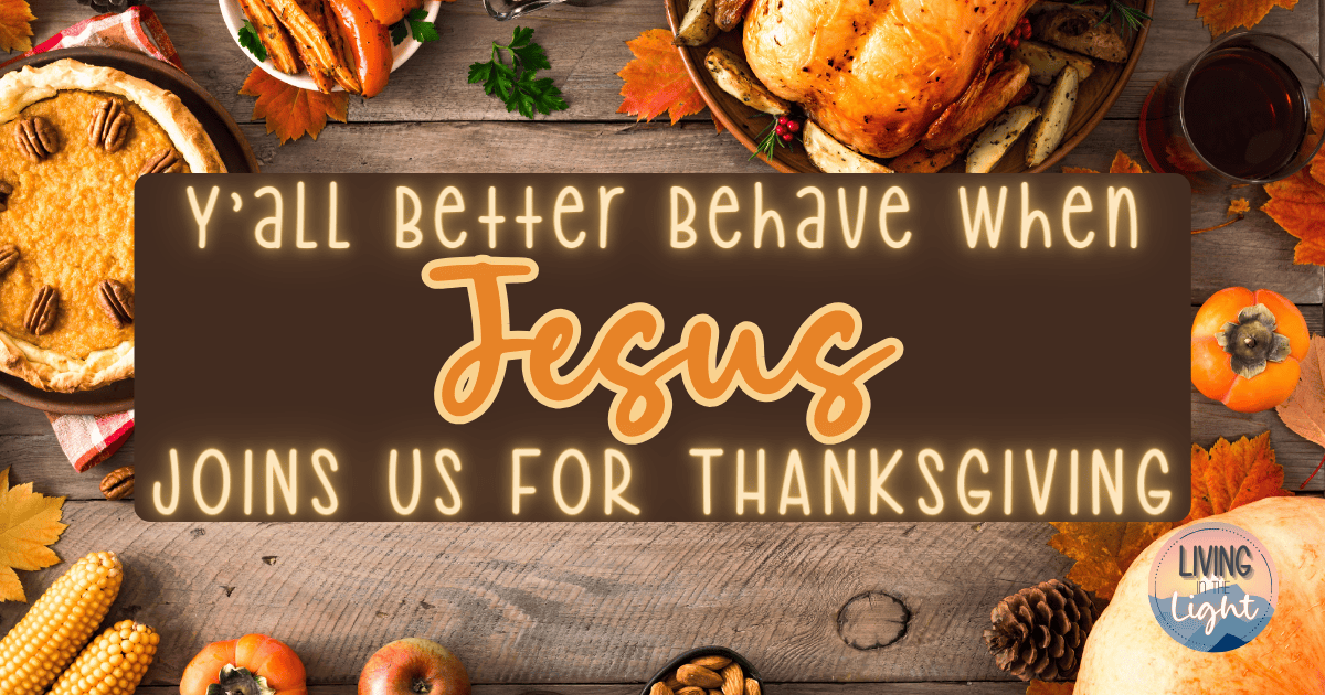 “Thanksgiving isn’t about perfect hosting — it’s about a perfect Savior who brings peace, joy, and a reason to give thanks.”