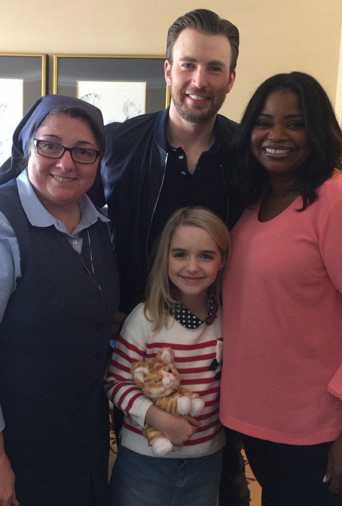Privileged to interview Chris Pine, McKenna Grace and Olivia Spencer at the press day for "Gifted"