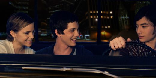 Perks of Wallflower Cast in Car