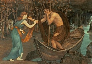 "Charon and Psyche," by John Roddam Spencer Stanhope.