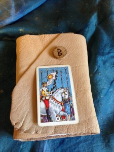 The Six of Wands and Berkana urge me to embrace joy and new beginnings to help overcome the past's stagnant energy.