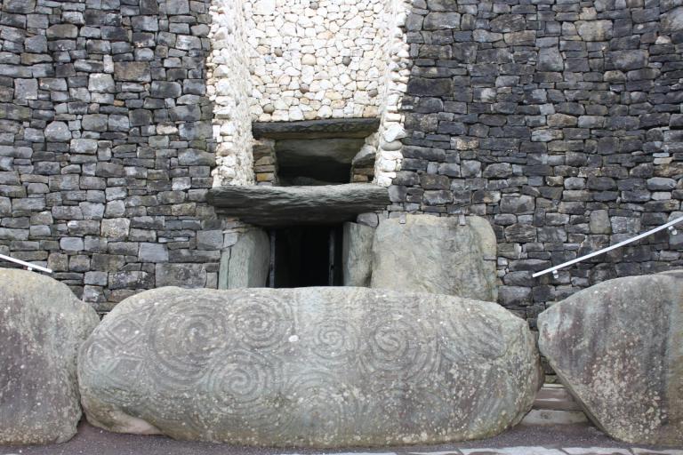 Newgrange - the entrance kerbstone