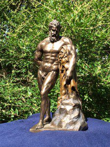 Herakles - a modern copy of a Roman copy of a 2300 year old Greek statue - deep