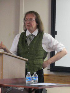 Ronald Hutton at the Sacred Lands and Spiritual Landscapes conference in 2013