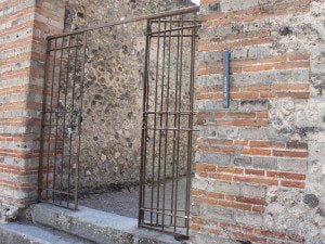 Gates to the Temple of Isis - Pompeii