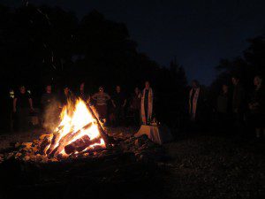 Ritual at the 2015 ADF Texas Imbolc Retreat