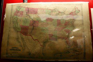 map in San Jacinto museum